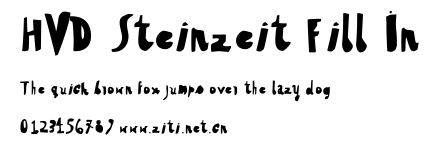 HVD Steinzeit Fill In.otf