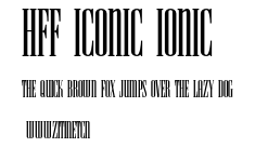 HFF Iconic Ionic.otf