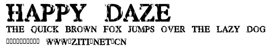 HAPPY DAZE.ttf
