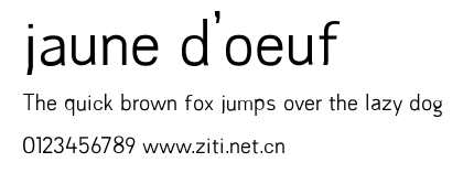 jaune d'oeuf.ttf