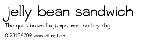 jelly bean sandwich .ttf