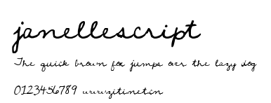 janellescript.ttf
