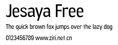 Jesaya Free.ttf字體轉換器圖片
