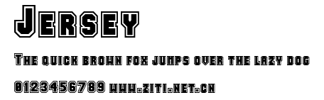 Jersey.ttf字體轉換器圖片