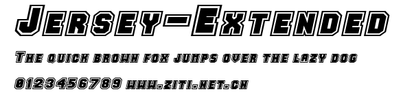 Jersey-Extended.ttf字體轉換器圖片