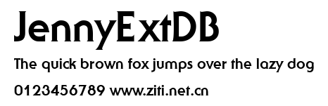 JennyExtDB.ttf字體轉換器圖片