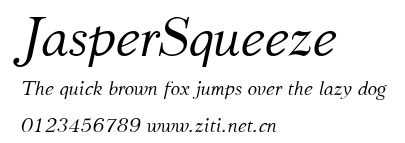 JasperSqueeze.ttf字體轉換器圖片