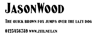 JasonWood.ttf字體轉換器圖片