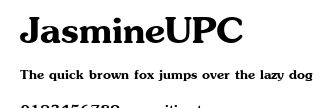 JasmineUPC.ttf字體轉換器圖片