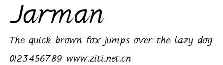 Jarman.ttf