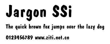 Jargon SSi.ttf字體轉換器圖片