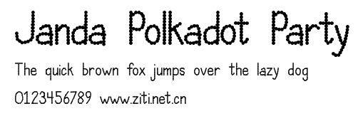 Janda Polkadot Party.ttf