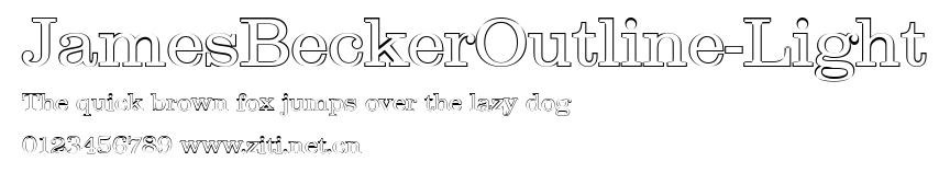 JamesBeckerOutline-Light.ttf