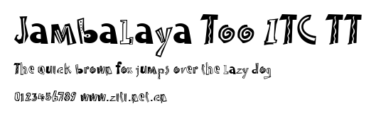 Jambalaya Too ITC TT.ttf