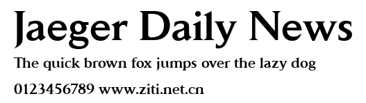Jaeger Daily News.ttf