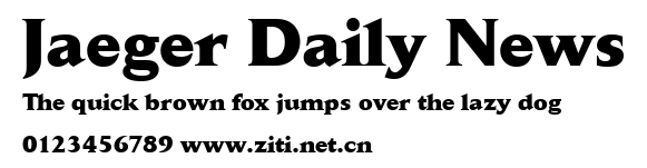 Jaeger Daily News.ttf