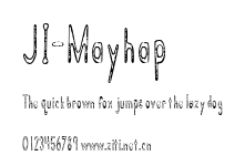 JI-Mayhap.ttf字體轉換器圖片