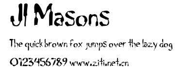 JI-Masons.ttf字體轉換器圖片