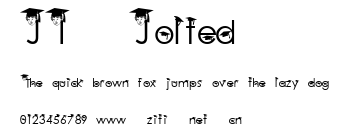 JI-Jolted.ttf字體轉換器圖片