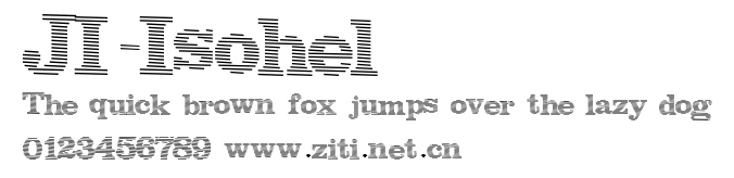 JI-Isohel.ttf字體轉換器圖片