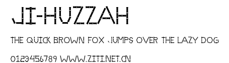 JI-Huzzah.ttf字體轉換器圖片