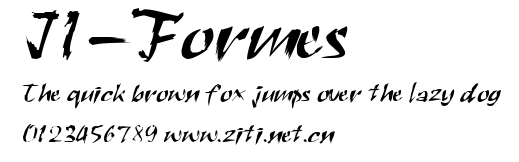 JI-Formes.ttf字體轉換器圖片