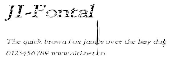JI-Fontal.ttf字體轉換器圖片