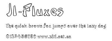 JI-Fluxes.ttf字體轉換器圖片