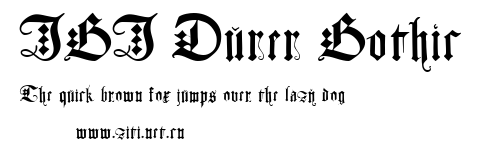 JGJ Durer Gothic.ttf字體轉換器圖片