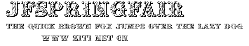 JFSpringFair.ttf字體轉換器圖片