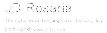 JD Rosaria.ttf字體轉換器圖片