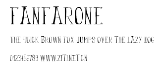 fanfarone.ttf字體轉換器圖片