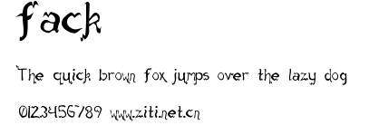 fack.ttf字體轉換器圖片