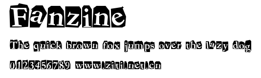 Fanzine.ttf字體轉換器圖片