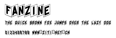 Fanzine.ttf字體轉換器圖片