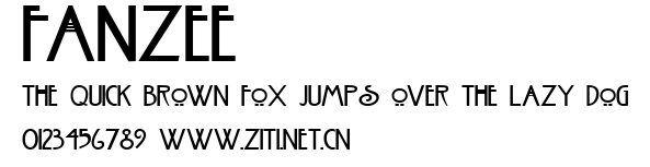 Fanzee.ttf字體轉換器圖片