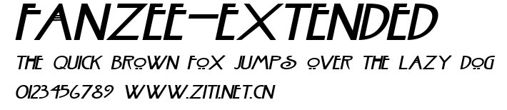 Fanzee-Extended.ttf字體轉換器圖片