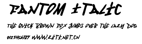 Fantom Italic.ttf字體轉換器圖片