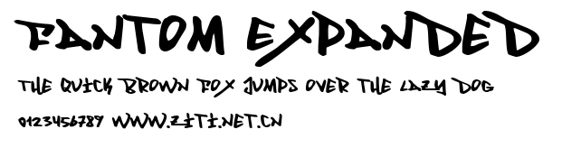 Fantom Expanded.ttf字體轉換器圖片