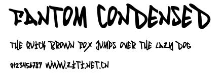 Fantom Condensed.ttf字體轉換器圖片