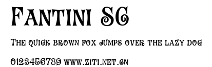 Fantini SC.ttf字體轉換器圖片