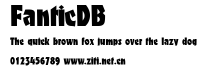 FanticDB.ttf字體轉換器圖片
