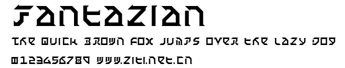 Fantazian.ttf字體轉換器圖片