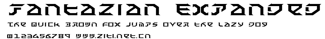 Fantazian Expanded.ttf字體轉換器圖片