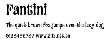 Fantini.ttf字體轉換器圖片