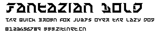 Fantazian Bold.ttf字體轉換器圖片