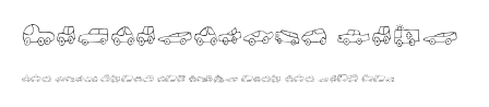 Fantastique Cars .ttf字體轉換器圖片