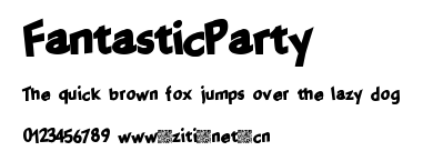 FantasticParty.ttf字體轉換器圖片