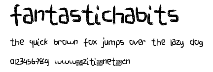 FantasticHabits.ttf字體轉換器圖片