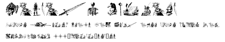 Fantasy Clipart.ttf字體轉換器圖片